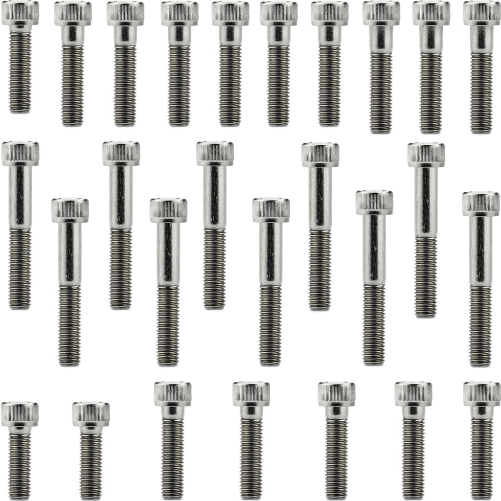 Kit parafusos inox tampa motor lateral esquerda+direita CB300R 2009 a 2015 XRE300 2010 em diante cb300 xre300