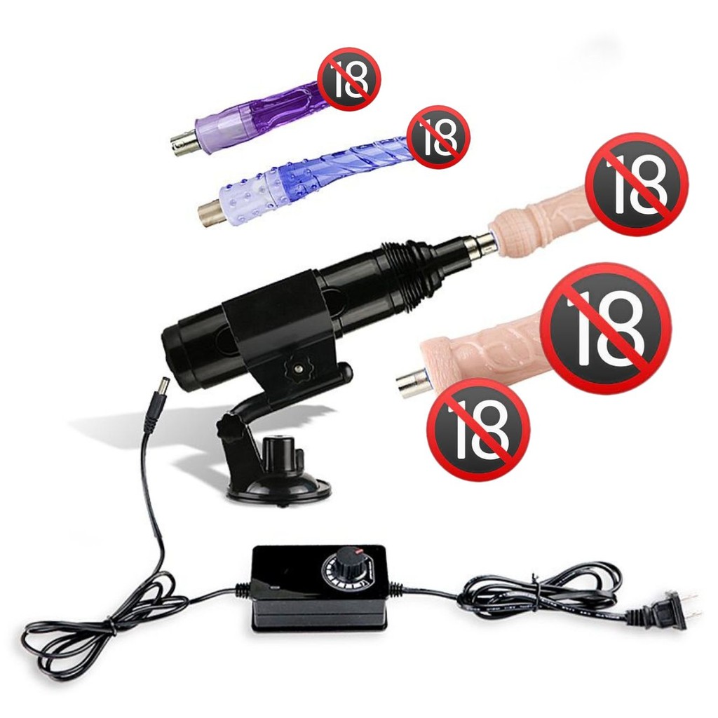 Máquina do Sexo Com Ventosa e 4 Dildos Powerfull em Oferta na Shopee