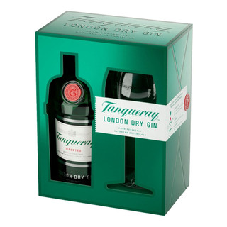 KIT GIN TANQUERAY + TAÇA VIDRO 750ML em Oferta na Shopee