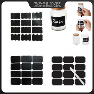 KIT 24-72 Etiquetas Adesivas Lousa Preta+Caneta Giz Liquido Branca Temperos Potes Organizador Limpeza ZH-047 em Oferta na Shopee