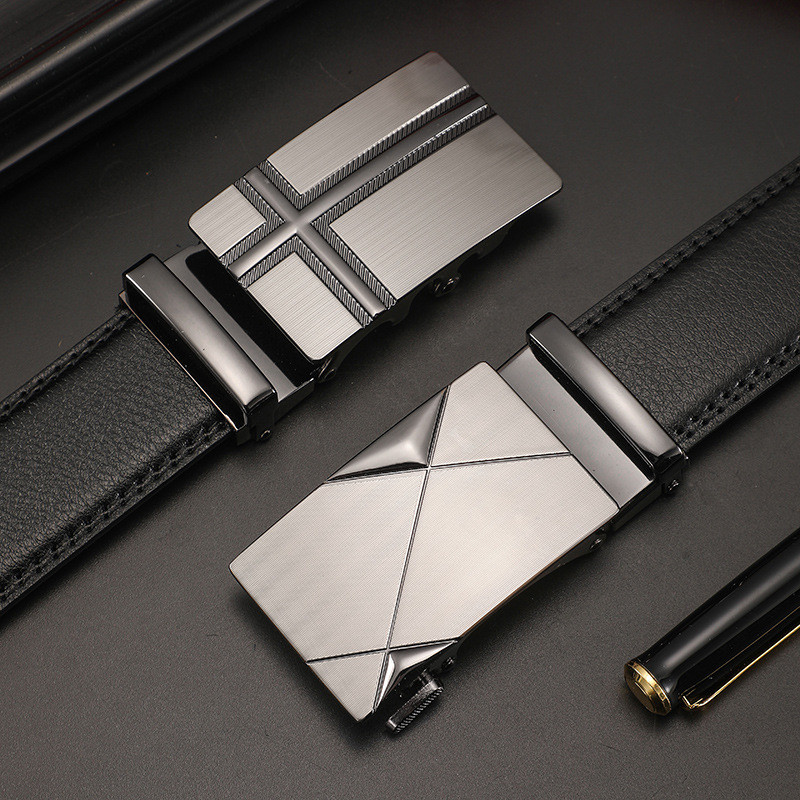 Mais desconto cinto masculino couro social Com Fivela Modelo Catraca Automatica qualidade superior em Oferta na Shopee