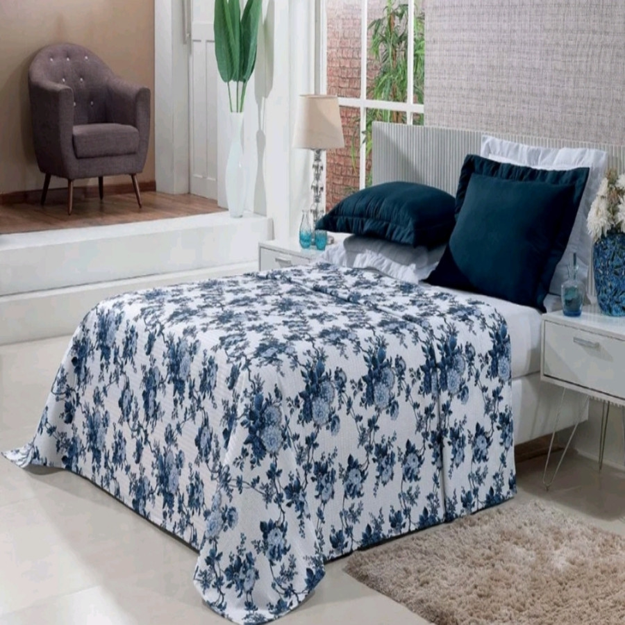 COBRE LEITO SLIM CASAL BOX AVULSO (ESTAMPAS VARIADAS)