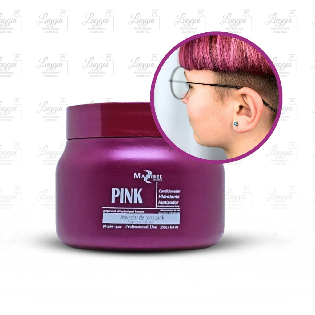 Máscara Matizadora PINK Mairibel 250g - Para Cabelos Rosa PINK