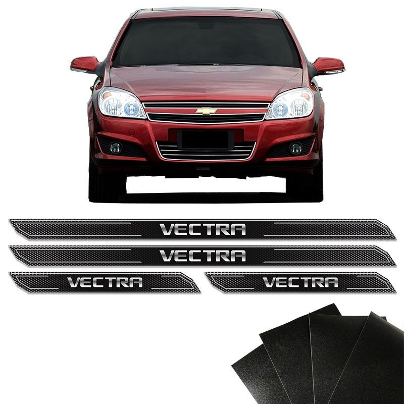 Kit Soleira Diamante Vectra 1998/2011 Com Protetor De Porta em Oferta na Shopee