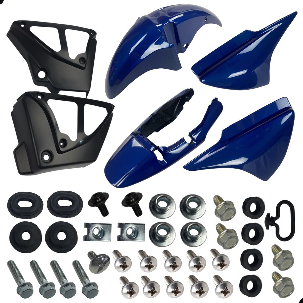TAMPA RABETA COMPLEMENTO CARENAGEM CG 150 TITAN 2007 AZUL