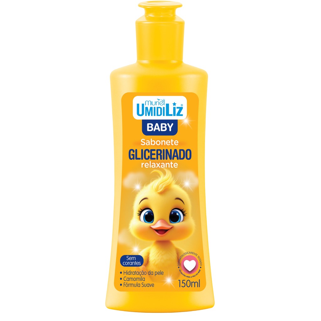 SABONETE LIQUIDO GLICERINADO UMIDILIZ BABY em Oferta na Shopee