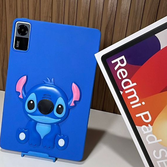 Capa Tablet Infantil Stitch Emborrachada Silicone A9+  A9 PLUS  REDMI PAD SED 11" POLEGADAS em Oferta na Shopee