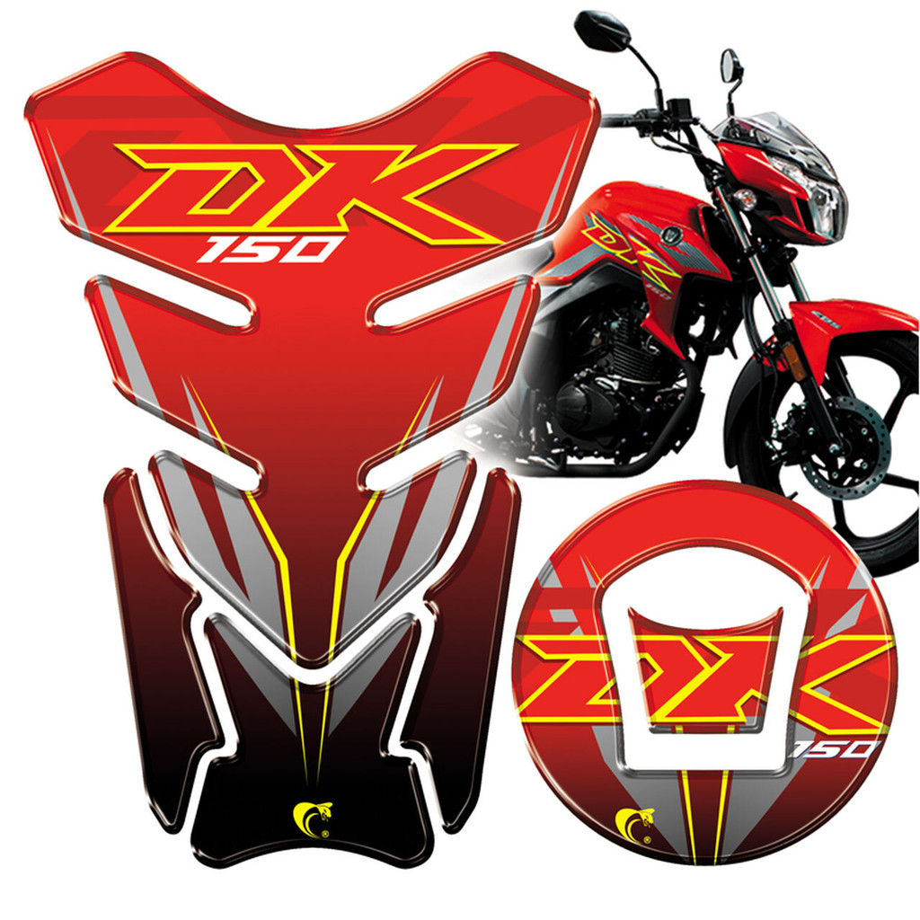 Protetor De Tanque Adesivo Moto Haojue Dk 150 Vermelho