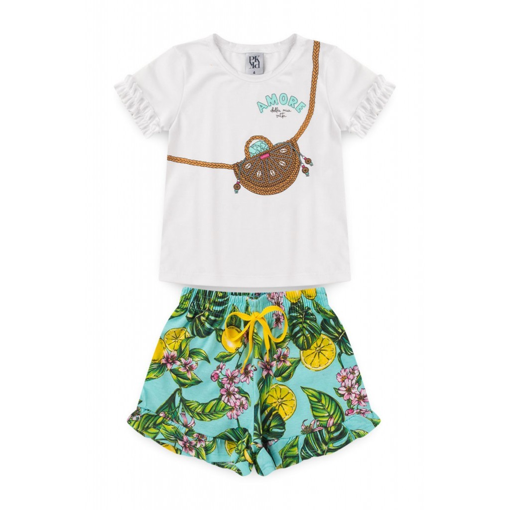 Conjunto Infantil Feminino Amore - Baby & Kids Fashion
