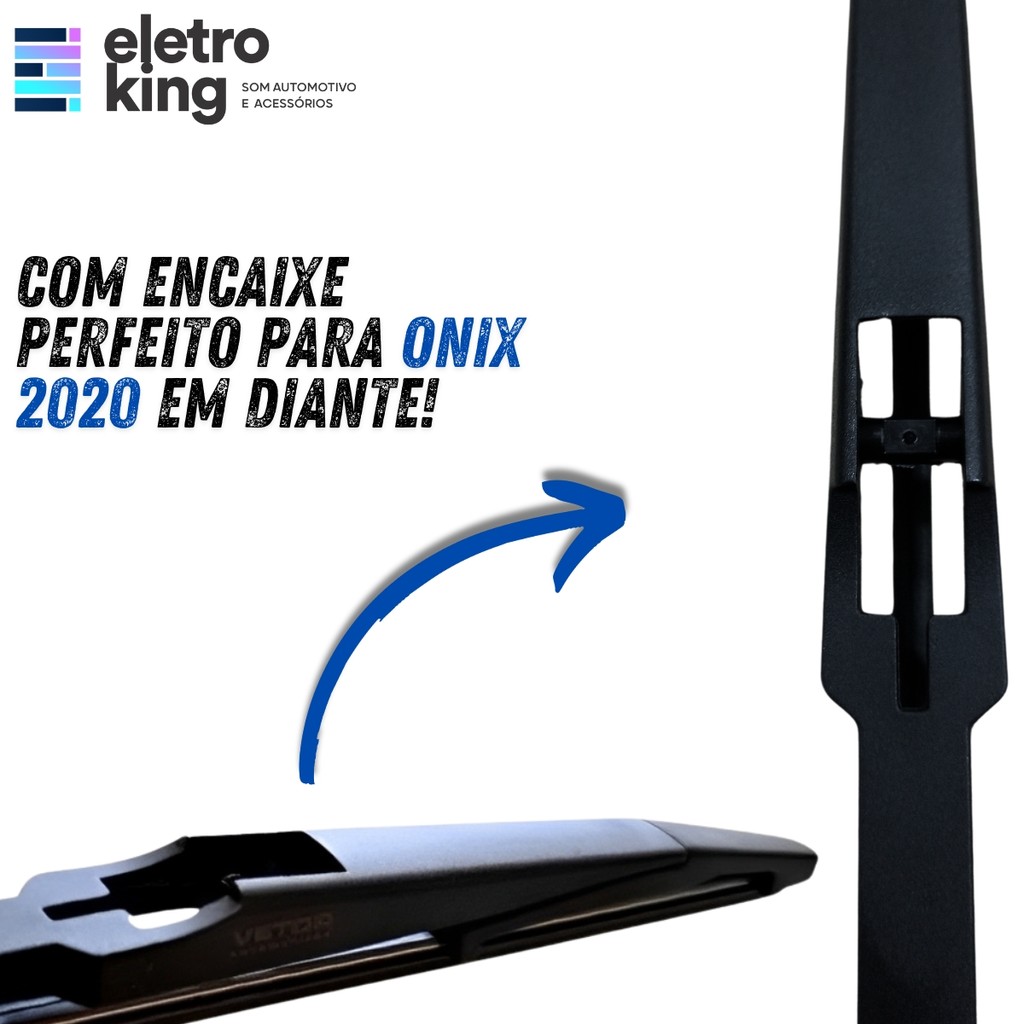 Palheta Traseira Limpador Onix 2020 Em Diante 11 Polegadas — imagem 2 de 2