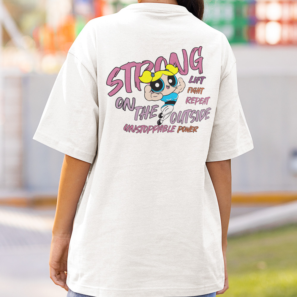 Camiseta Lindinha Look De Treino Camisa Desenho Meninas Super Poderosas Algodão Premium