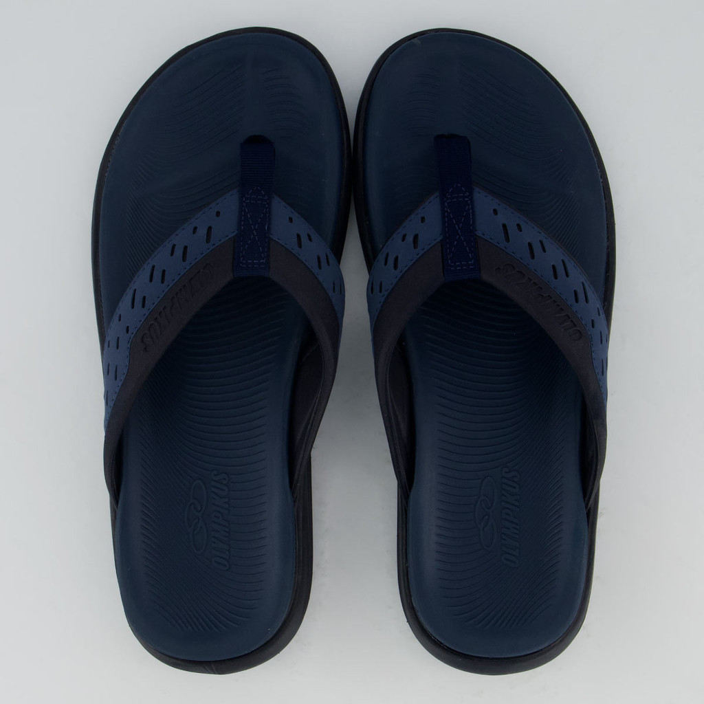 Chinelo Olympikus Caraiva Marinho e Preto