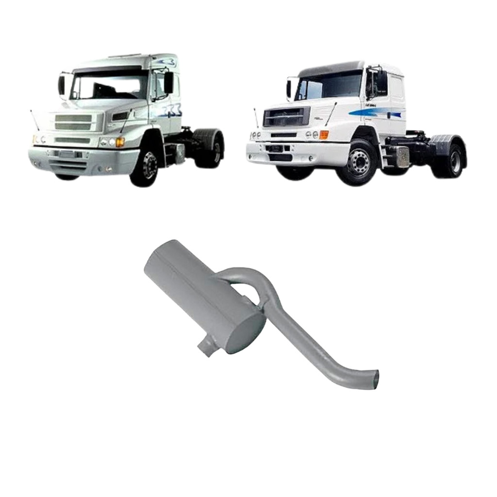 Silencioso Abafador MB 1620 1720 1723 Euro 3 2000/ Eletrônico Bepo Caminhão Mercedes Benz A6934907001