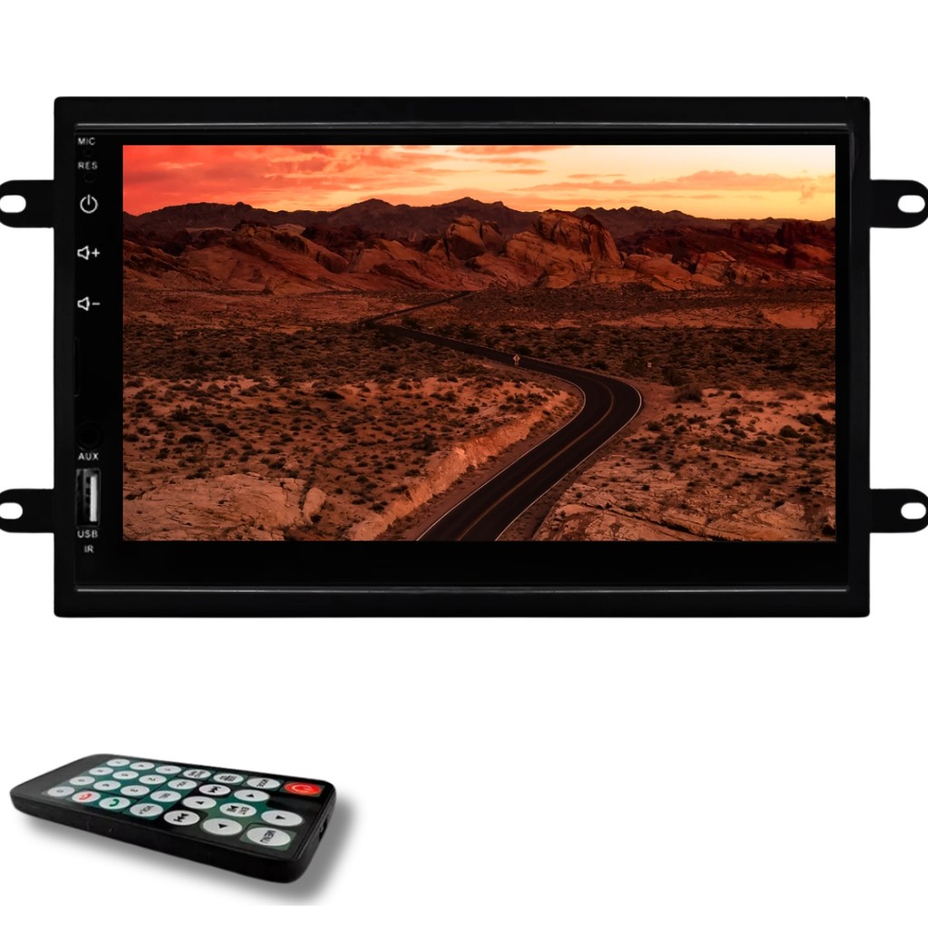 Kit Multimidia Mp5 E Moldura 2din Para Cobalt 2012 A 2016 em Oferta na Shopee