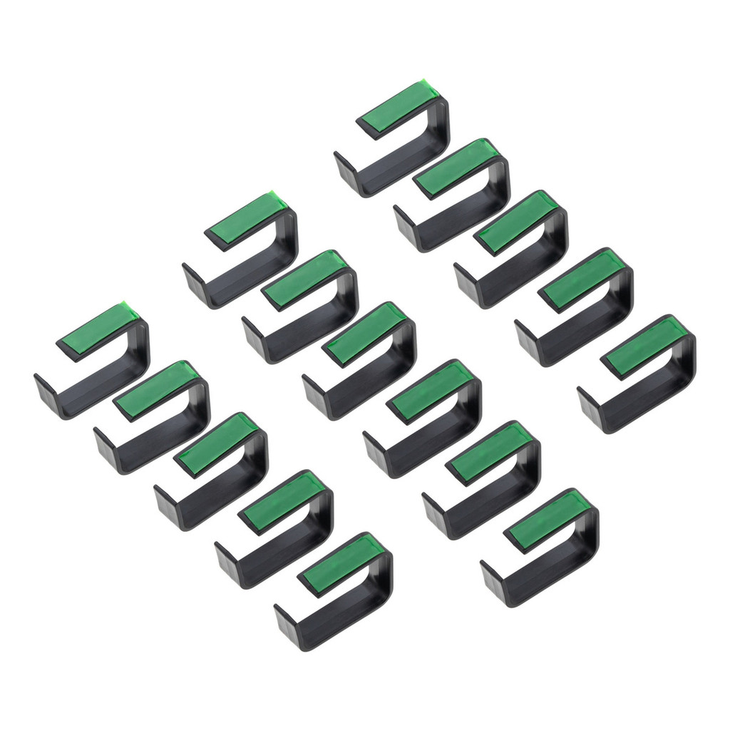 Kit 16 Organizador De Cabos Esconder Fios Embaixo De Mesa em Oferta na Shopee