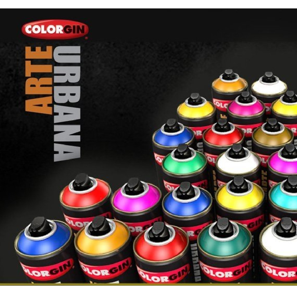 TINTA SPRAY COLORGIN ARTE URBANA FOSCO 400ML VÁRIAS CORES em Oferta na Shopee