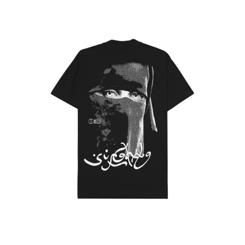 Camiseta Sufgang Arabic Script Camisa Algodao Blusa Moda Estampada