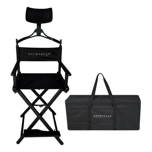 Kit Cadeira Para Maquiagem Diretor + Bolsa Daymakeup