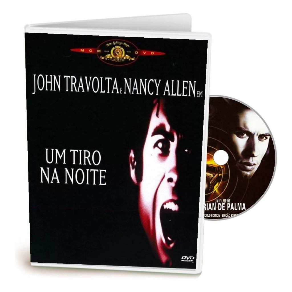 Dvd Um Tiro Na Noite 1981 - John Travolta - Brian De Palma