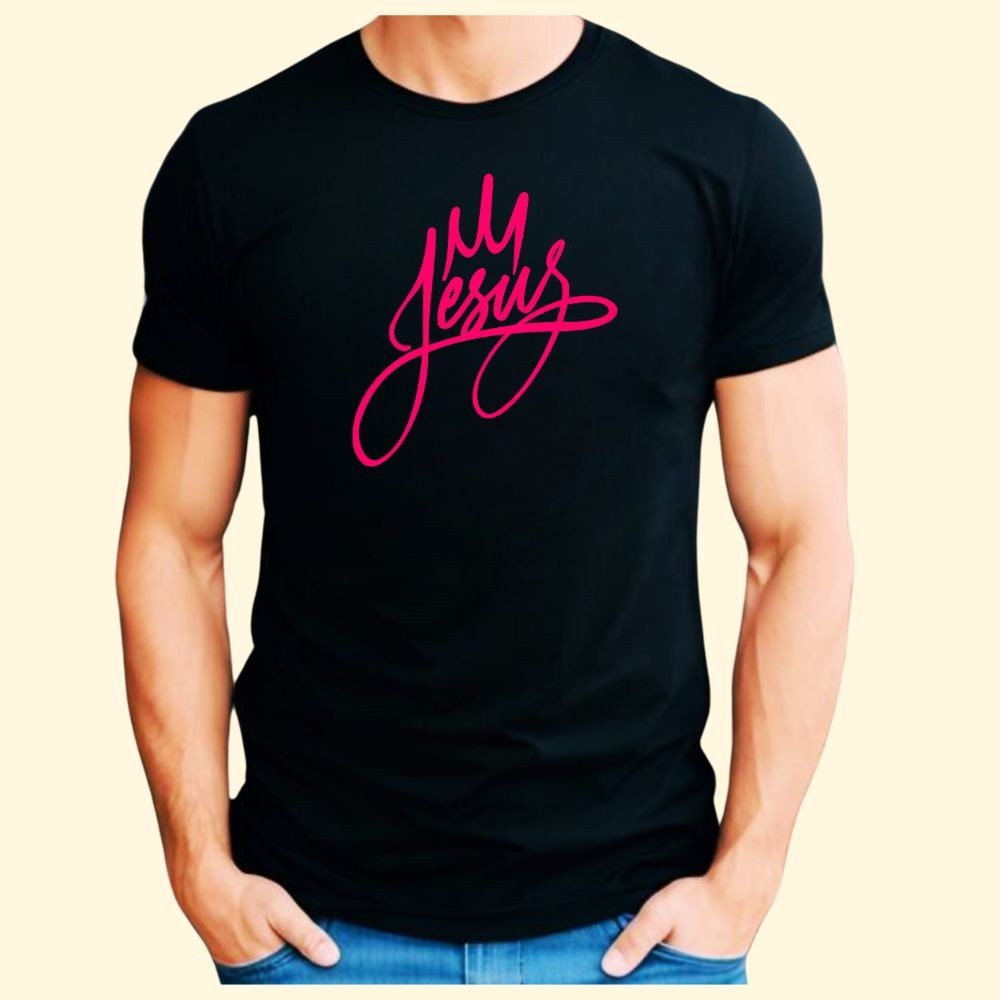 Camisa Camiseta Jesus Moda Evangélica Evangélica Oferta envio imediato Tamanho plus size