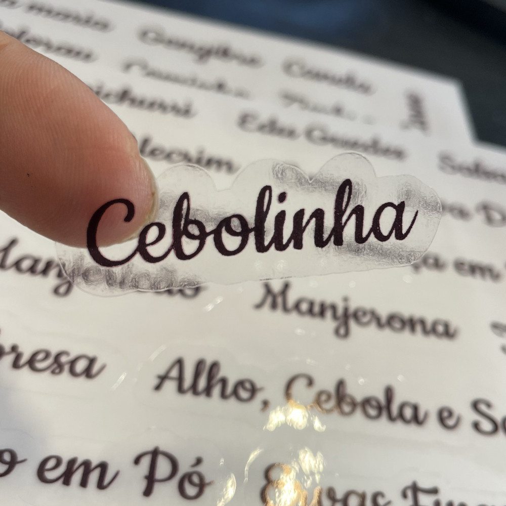 68 Etiquetas Adesivas Para Temperos e Condimentos O MAIS COMPLETO Adesivo Vinil Prova D'Água