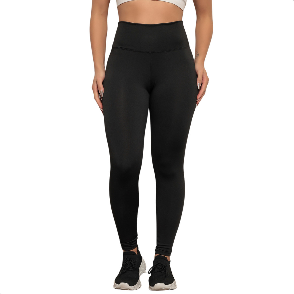 Calça Legging Skinny Feminina Cintura Alta Tecido Grosso Zero Transparencia