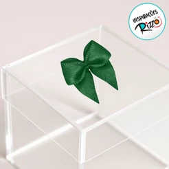 Lacinho de Fita de Cetim Verde Bandeira 10mm - 2,5cm - Cor 217 - 50 unidades - Progresso - Rizzo