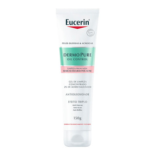 Eucerin DermoPure Oil Control Gel de Limpeza Concentrado Peles Oleosas e Acneicas 150g em Oferta na Shopee