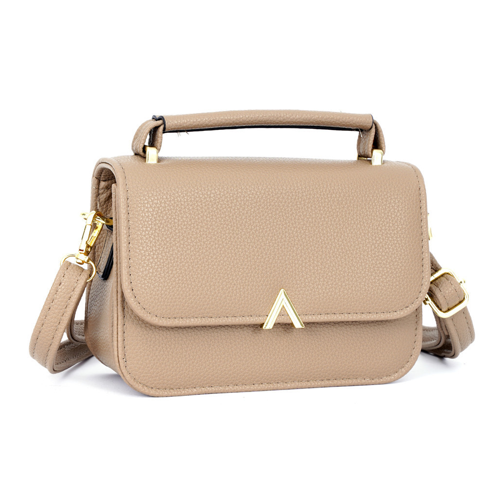 Bolsa de ombro feminina simples com alça de mão reforçada Ming