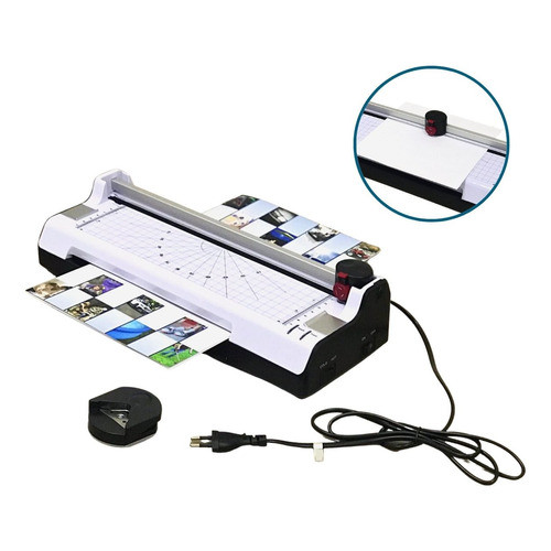 Plastificadora Laminadora 5 em 1 Refiladora A4 A5 A6 com Cortes 220V Importway Iwplra-45x102 em Oferta na Shopee
