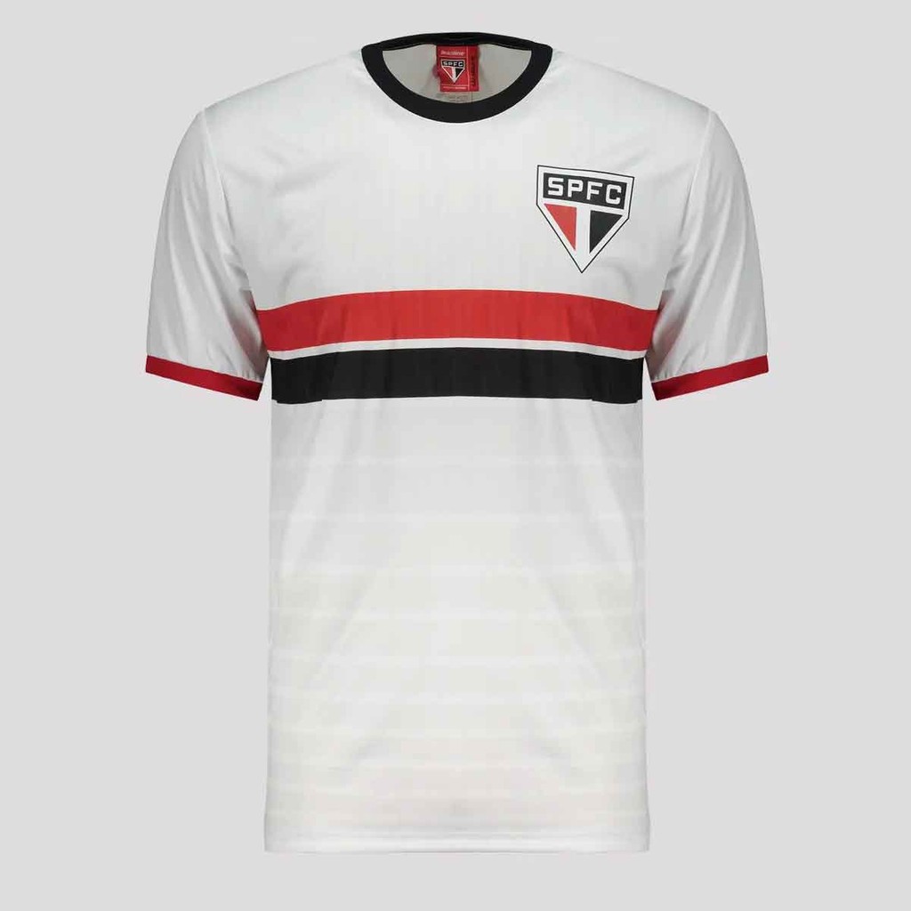 Camisa São Paulo Tela Infantil Branca em Oferta na Shopee