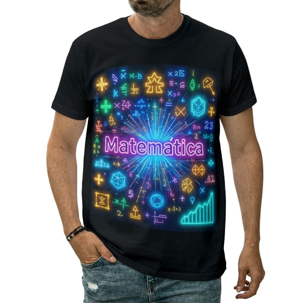 Camiseta Matemática Cálculo Geometria Álgebra Raciocínio