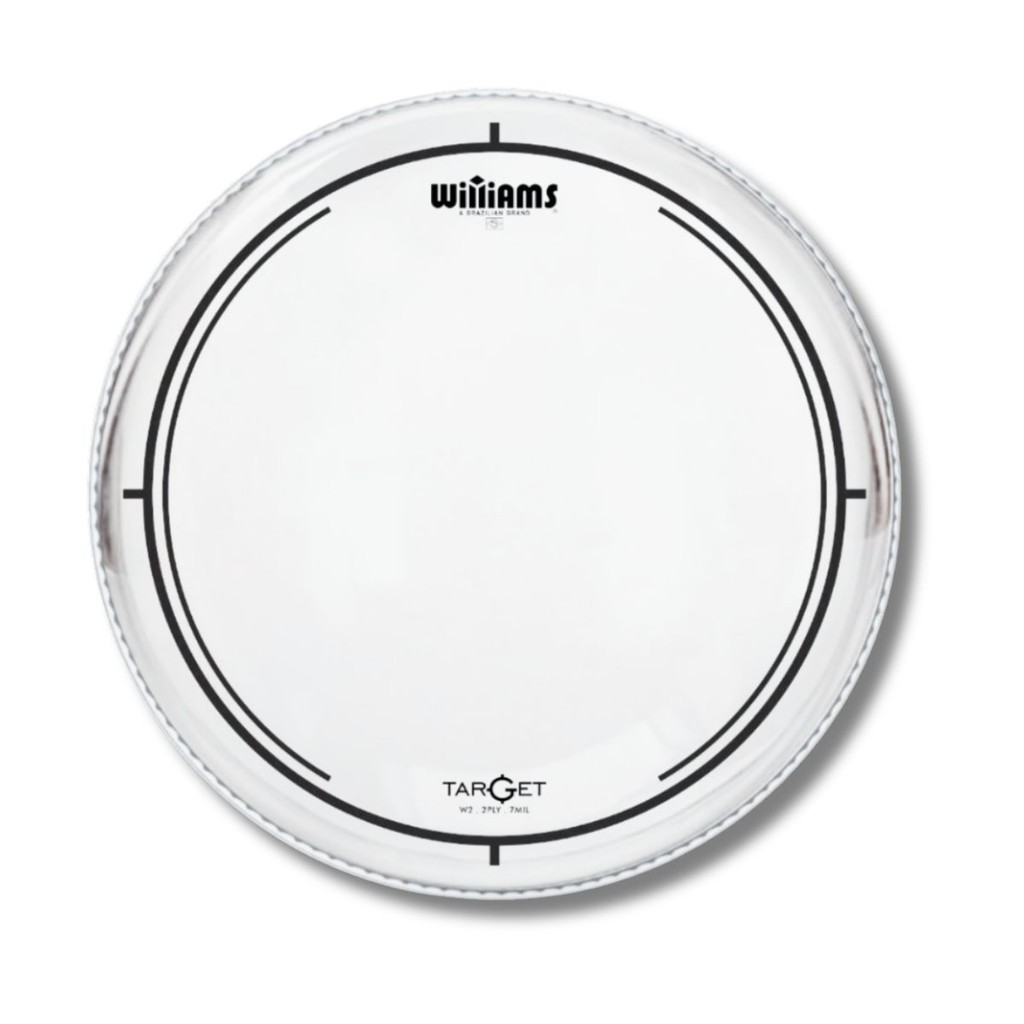 Pele Williams Target Clear W2 12" para Tom Filme Duplo