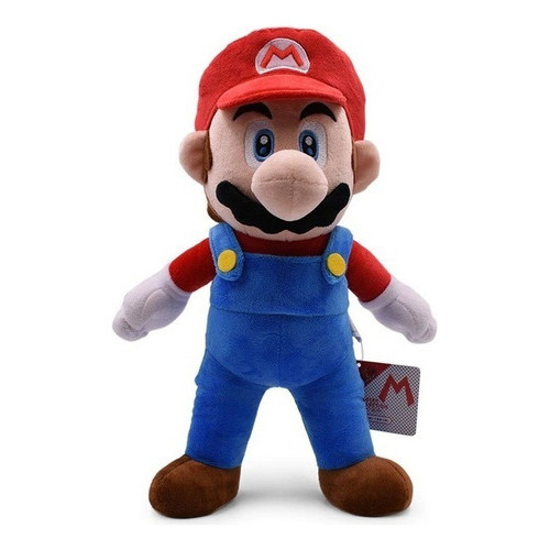Boneco Pelucia Super Mario Grande 40cm Antialergico Oferta