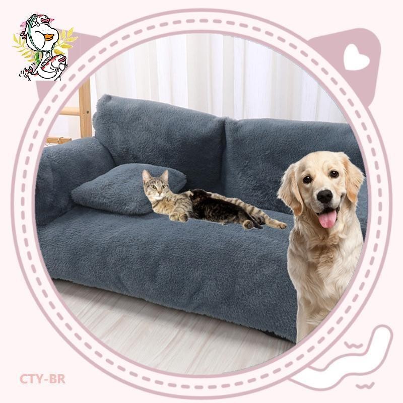 Cama De Gato Para Cachorro , Pelúcia Fofa , Animais De Estimação , Sofá-Calmante Lavável E Gatos  Cães Grande