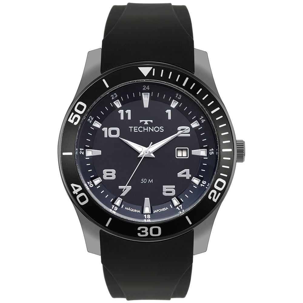 Relógio Technos Masculino Racer  Grafite - 2115MQOS/2A