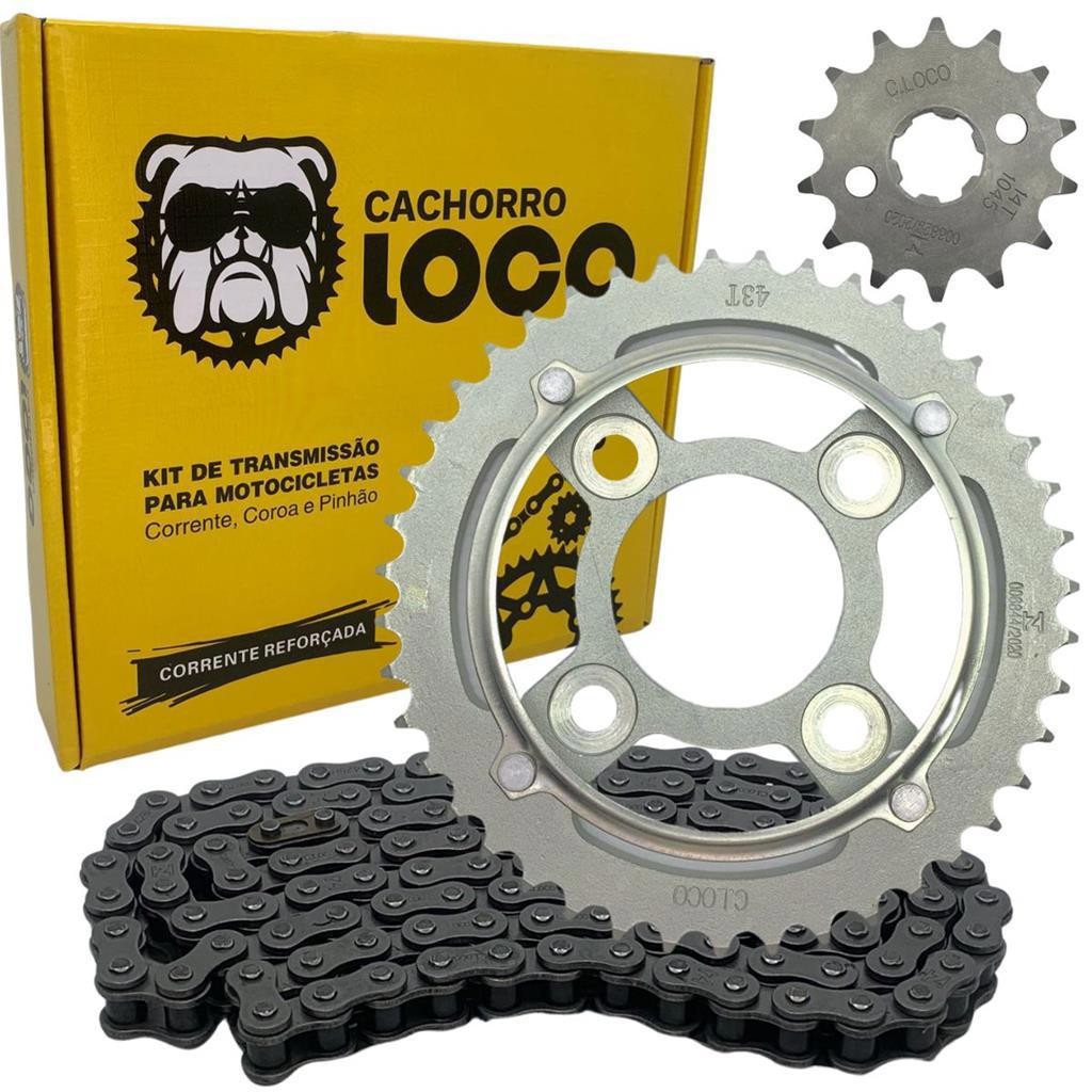 Kit Relação Honda Fan 125 2009 Em Diante Aço1045 Promoção em Oferta na Shopee