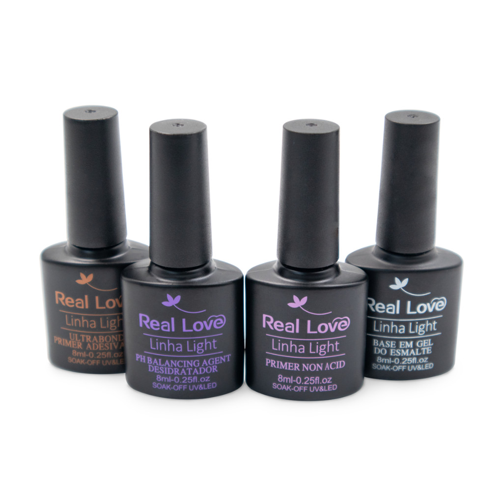 Kit Preparadores 4 Peças 8 ml Linha Light - Real Love em Oferta na Shopee