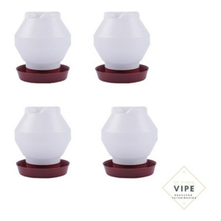 Kit 4 Unidades Bebedouro Para Aves 2 Litros em Oferta na Shopee