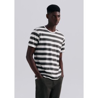 Camiseta Masculina Manga Curta Fio Tinto Bossa em Oferta na Shopee