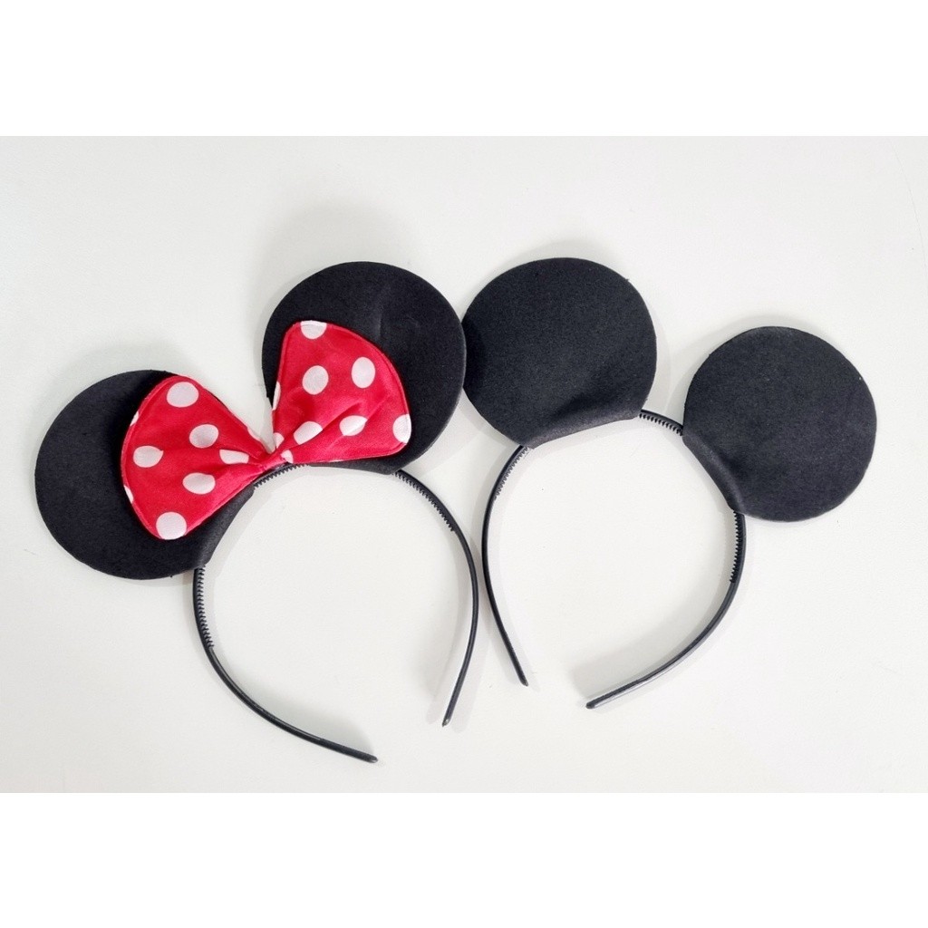 Kit 13 Un. Tiara Minnie Mickey Mouse Fantasia Aniversario em Oferta na Shopee