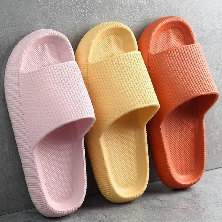 Chinelo Papete Slide Nuvem Liso Femenino & Masculino Lançamento - Chinelo Nuvem Levinho Papete  Feminina Ortopédic em Oferta na Shopee