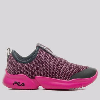 Tênis Fila Funny Juvenil Preto e Rosa em Oferta na Shopee