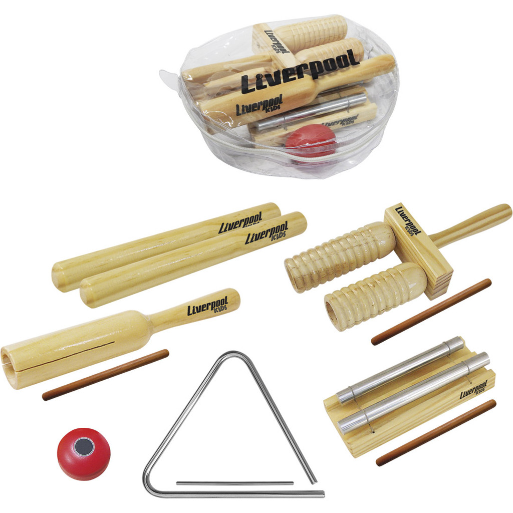 Kit Para Musicalização Infantil Liverpool KIT INF01