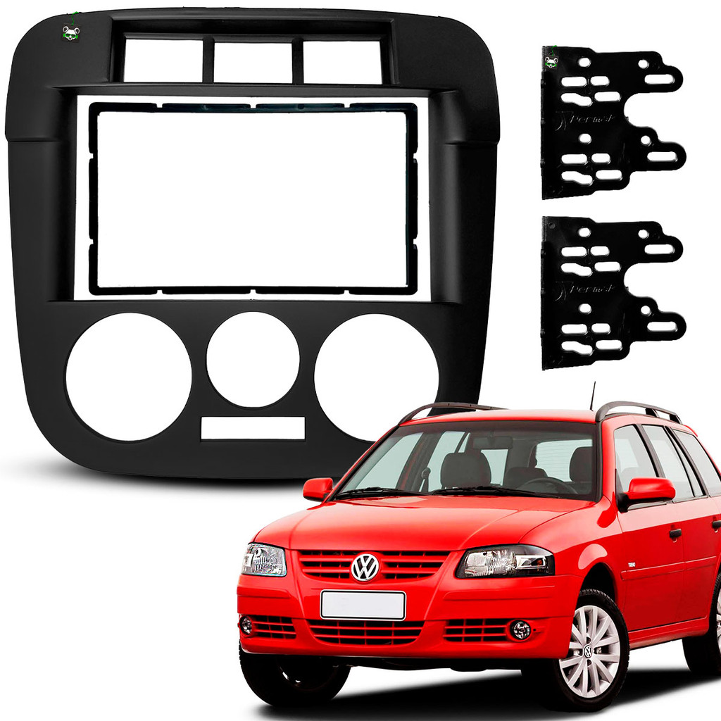 Moldura 7 Polegadas 2 Din Parati G4 2006 2007 2008 2009 2010 2011 2012 Padrão Chinês/Japonês em Oferta na Shopee