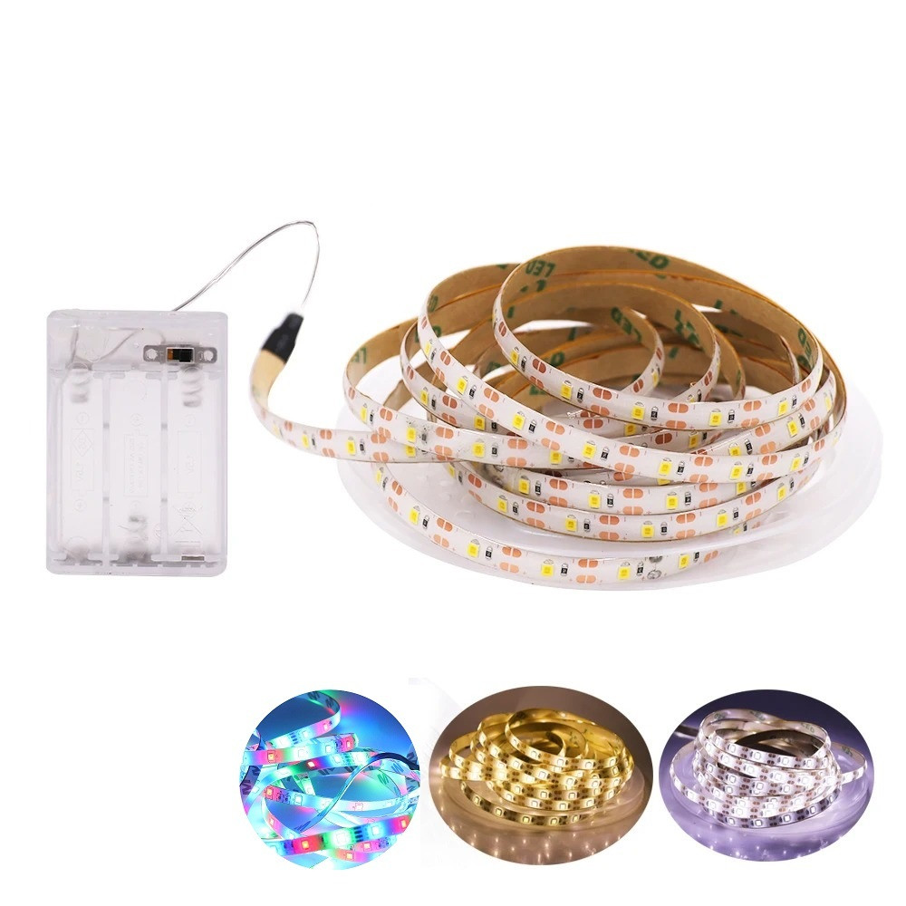 Autoadesivagem Fita de Led Luz Fixa c/ 120 Leds 2 Metros Amarela Ou Branca COM 03 Pilhas em Oferta na Shopee