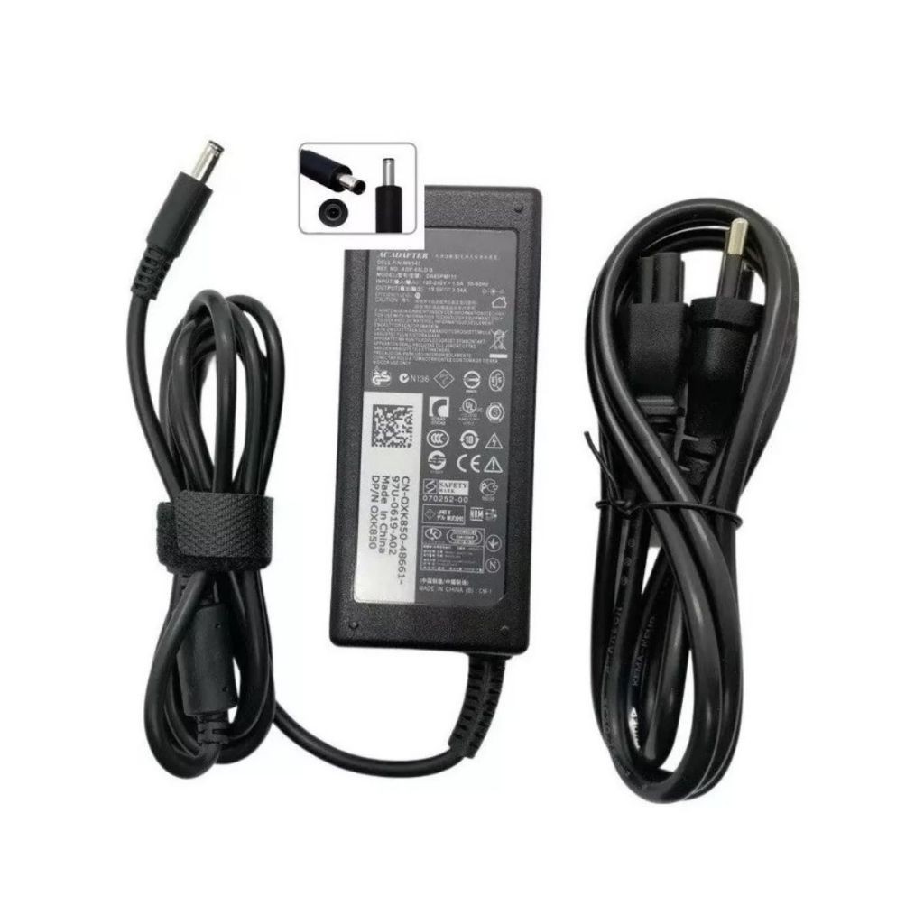 Fonte para Notebook Dell XPS, Inspiron 14 5000 5458 - 19,5V 3.34a
