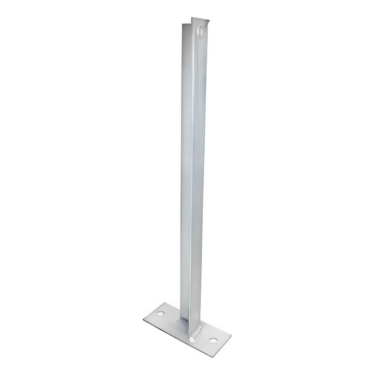 20 Haste Galvanizada Pra Concertina Rede Laminada Simples Fixação Cerca Ouriço 30cm