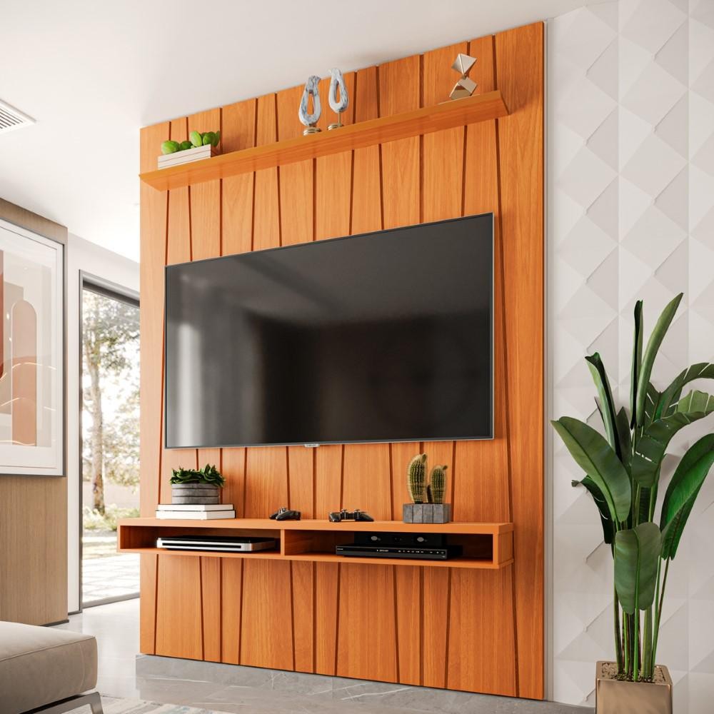 Painel Ripado Horizon para TV Até 75 Polegadas com Nicho 180cm em Oferta na Shopee