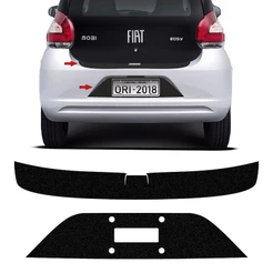Kit Protetor Do Porta-Malas Mobi 2018 + Fundo De Placa Preto